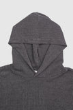Grave stretch rib hoodie