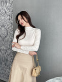 Viero flared midi skirt
