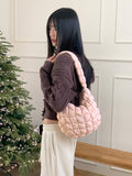 Moban Padded Cloud Quilting Shoulder Bag