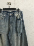 Flash vintage denim pants
