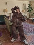 Dove Snap Two-Way Hooded Zip-Up