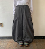 Tehit Curved Banding Cargo Wide Pants
