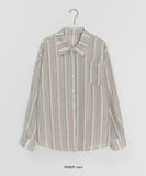 Hisil Vintage Stripe Long Sleeve Shirt