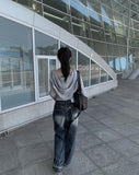 Lara Denim Wash Wide Pants