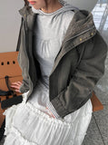 Coron Pigment Over Hood Jacket