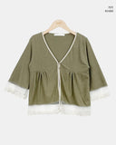 Motin Lace Three Quarter Cardigan