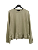 Rels Frill Loose Fit Long Sleeve T-shirt