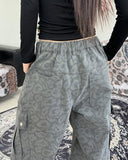 Leto Pigment Leopard Cargo Pants