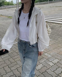 Show Light Blue Denim Wash Wide Pants