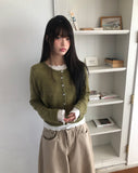 Sidu Small Flower Wave Long Sleeve T-Shirt