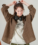 Sheer Claw Check Shirt