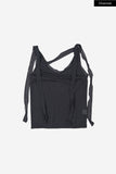Sheer layered wrap sleeveless