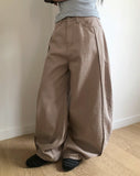 Kenu Cutout Balloon Wide Cotton Pants