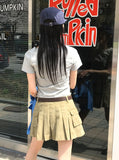 [BELT SET] POCKET PLEATS MINI SK