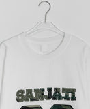 Sponk Camo Embroidery Lettering Short Sleeve Tee