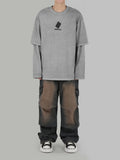 Dying layered sleeves