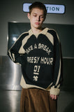 Racing Collar Pullover Knit