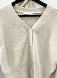 Wool 10%) Hafen Muffler V-neck Cardigan