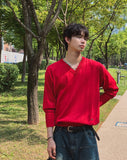 Solar Linen V-neck Knit