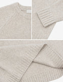 Clock raglan knit