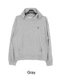 Lock embroidery hooded long sleeve