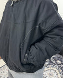 Rat Fur Hooded Bomber Jacket