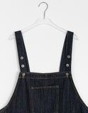 Shoine Pocket Denim Suspenders Long One Piece