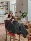 Wings Angora V-neck knitwear