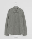 [unisex] Tiltado Check Over Long Sleeve Shirt