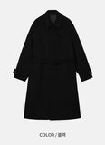 Lenny Robe Wool Balmacaan Coat