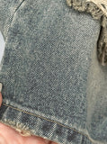 Core Maxi Ankle Length Damage Denim