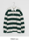 Kiyan Collar Stripe Over Long Sleeve Tee