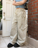 Malta Hip Sack Pocket Diagonal Cargo Pants