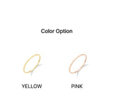 Truly Essence 14K Single Cutout Ring