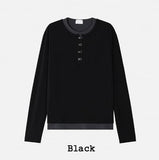 Rookies Buckle Layered Long Sleeve