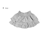 Boo Frill Tiered Banding Mini Skirt