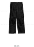 High Pintuck Wide Denim