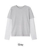 Hass striped layered t-shirt