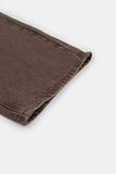 Latte washed regular denim pants