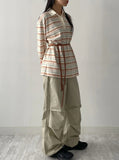 [unisex] Parachute Banding Wide Pants