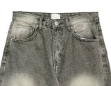 Renpi washed wide denim pants