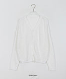 Moata Summer V-neck Net Knit Cardigan