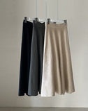 Evea A-line knit skirt