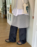 Hoyoi summer wide cotton pants