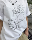 Miya drawing short sleeve t-shirt