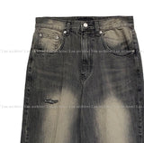 Vintage destroyed denim