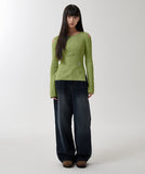 CUT OFF LS KNIT