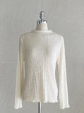 Mello Half-Neck Pleated T Blouse