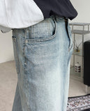 Deueddy Washing Long Wide Denim Pants