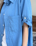 Pave Roll Up Short Sleeve Shirt